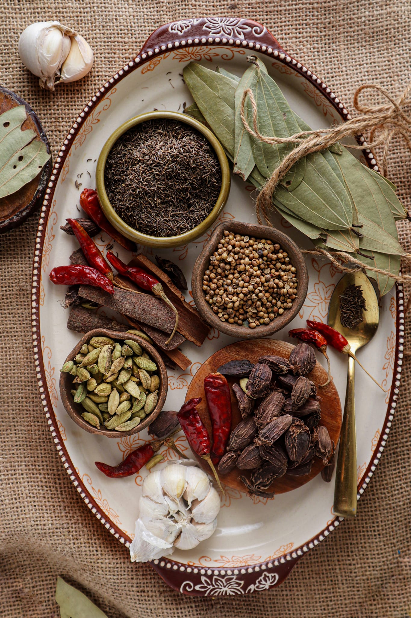 Variety of Indian Spices